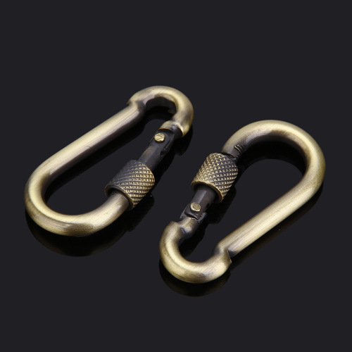 High-end load-bearing load-bearing hook carabiner spring buckle insurance buckle safety hook dog chain buckle chain buckle