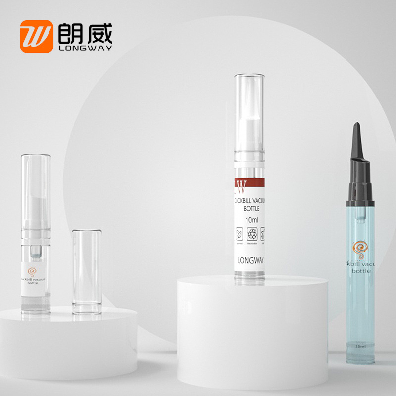 5/10/15ml botella de crema de ojos transparente crema de ojos botella de vacío crema de ojos botella de embalaje de muestra de sub-botella