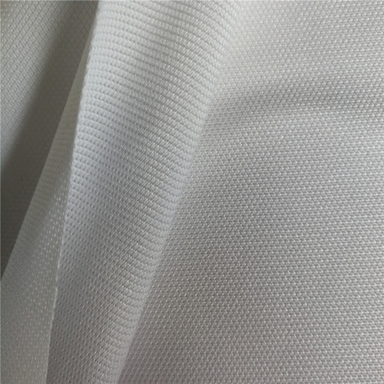 涤氨针织弹力单珠地网眼布，针织T恤衫polo衫骑行服等运动服面料
