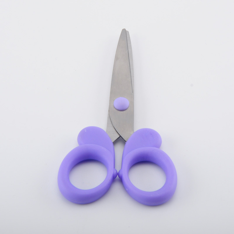 源头厂家供应批发不锈钢学生蝴蝶剪刀 学生小剪刀 多功能蝴蝶剪刀|ru