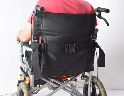 Dropshipping wheelchair with mesh breathable wheelchair restraint straps adjustable elastic protective gear restraint straps