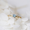 Blue ring heart shaped, Aliexpress, simple and elegant design