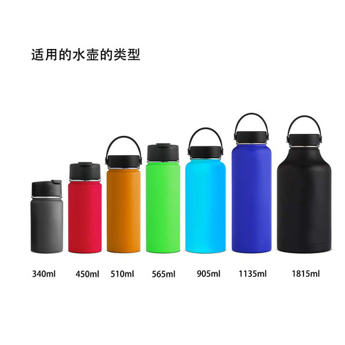 Leisure sports mountain climbing camping multi-purpose portable small compass carabiner braided rope silicone kettle handle