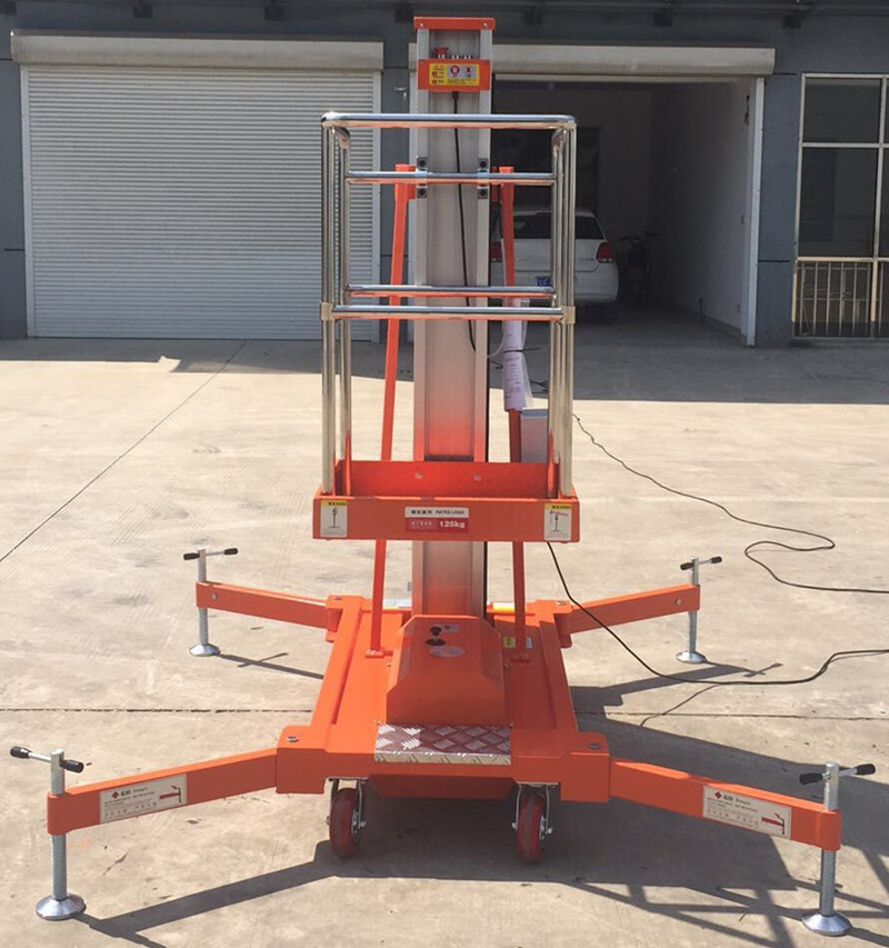 8米升降平台登高车电动液压高空作业车举升机单双柱铝合金升降机