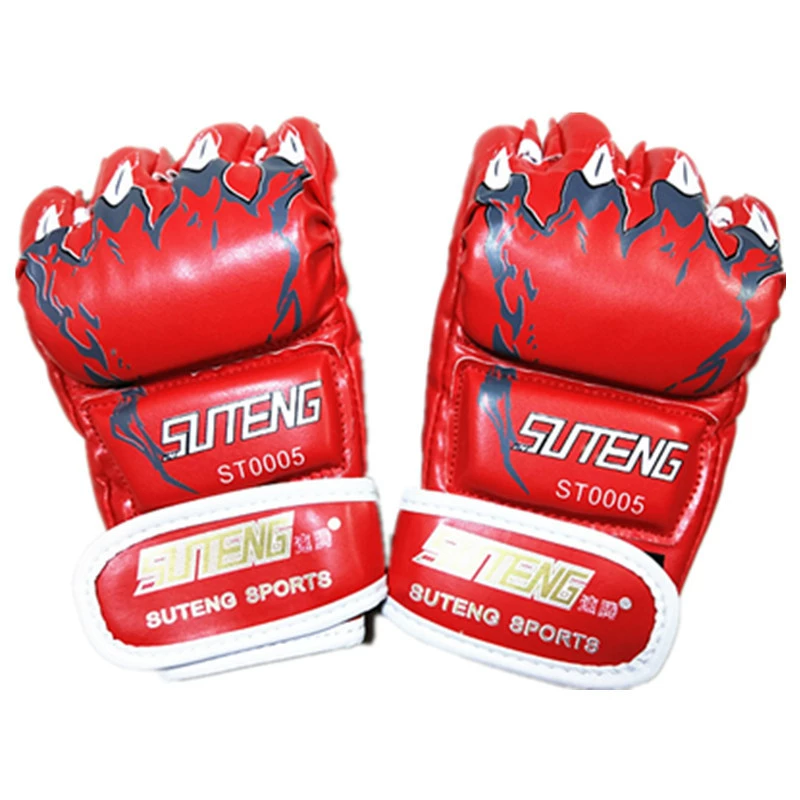 MMA Gloves (Sagita) split-finger half-finger, PU leather, 23×14×4 cm, 115 g