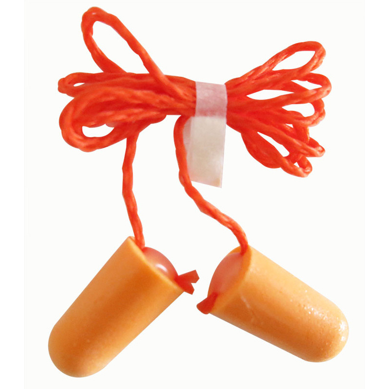 3M1110防噪音耳塞带线耳塞 泡棉弹性子弹型 睡眠学习隔音耳塞