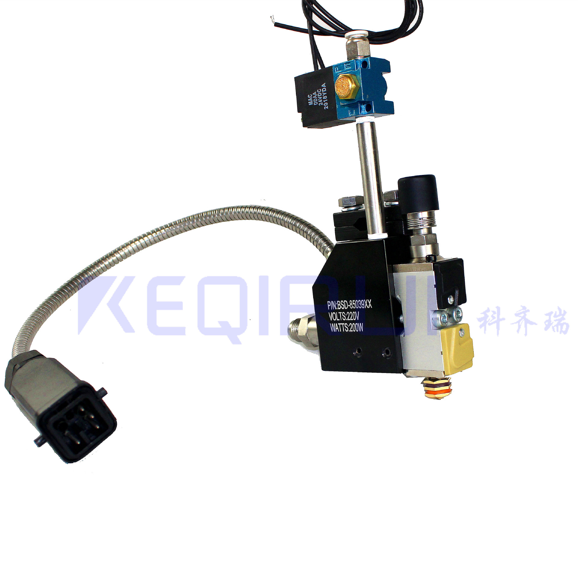 胶阀可高准确微调气开弹簧关热熔胶自动点胶枪准确定量喷胶点胶机