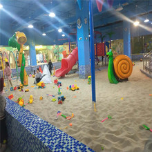 廠家供應海沙兒童沙池用圓粒海沙 游樂場沙坑白沙人工沙灘娛樂沙