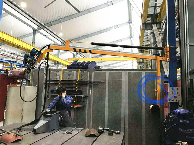 悬臂送丝机JDB二保焊机空间臂 山西浙江弹簧式助力臂吸尘净化车间