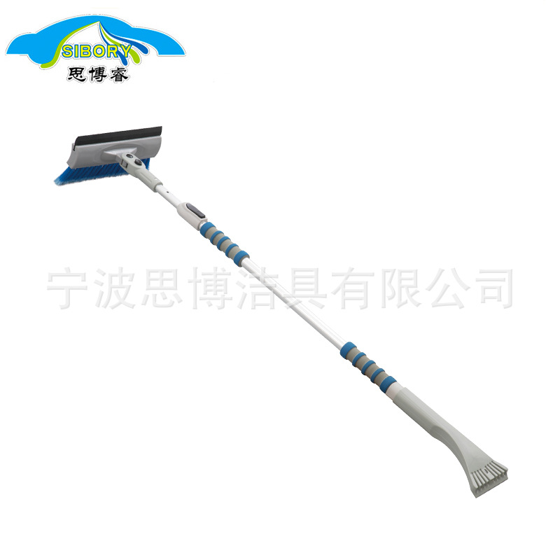 汽车二合一伸缩雪刷冰铲 汽车除雪除冰 铝合金伸缩雪铲 汽车用品