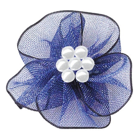 Yao Ming cinta de poliéster DIY pequeña flor ropa interior decoración hecha a mano cinta flor horquilla Decoración Accesorios