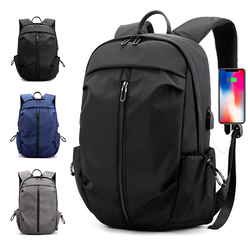 New men's backpack waterproof travel com...