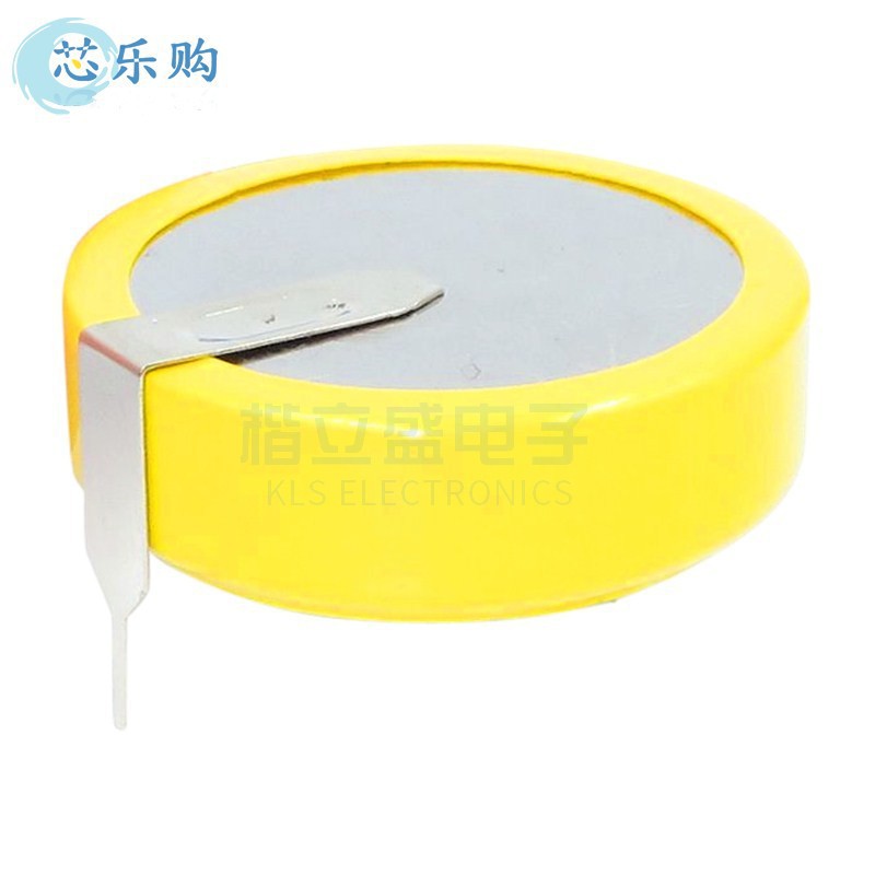 CR2477带脚电池 3V 直插卧式 脚距20.5mm 带焊脚电池 纽扣电池