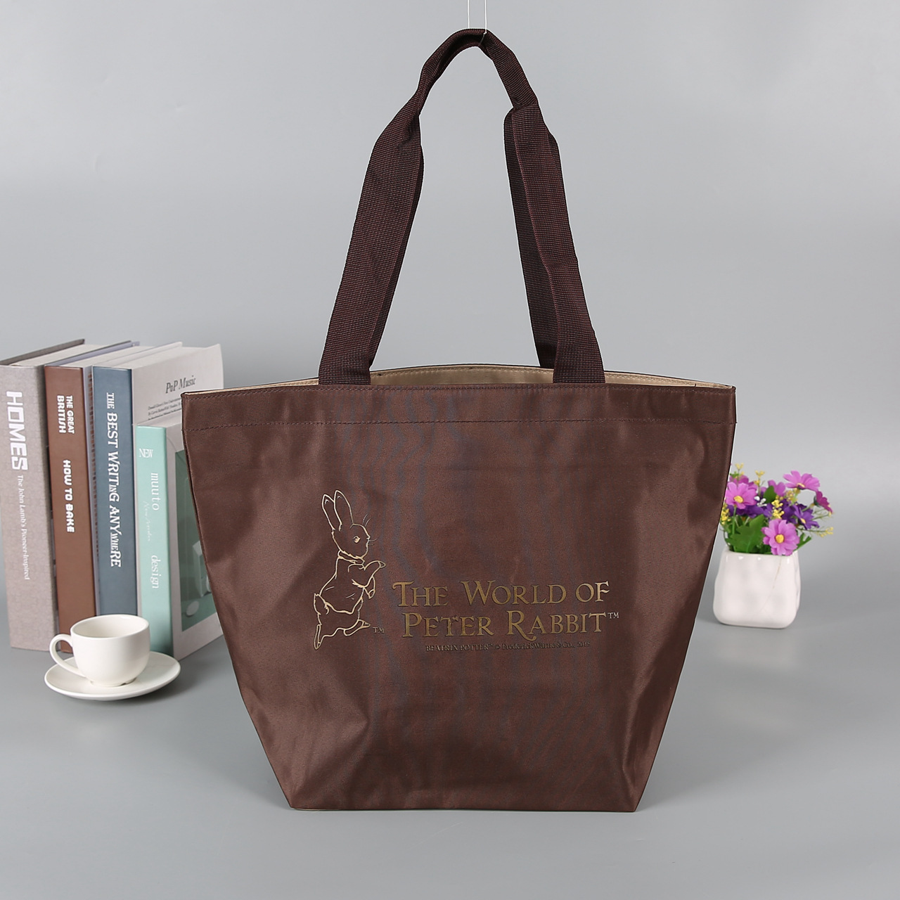 彩印单肩全棉手提帆布袋礼品袋定制 创意印花棉布购物包定做