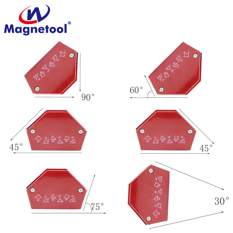 Magnetool 六角形磁铁焊接定位器磁性多角度强磁力直角固定