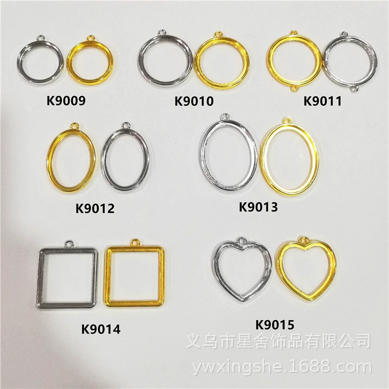 Accessory, metal double-sided accessories, wholesale, with gem