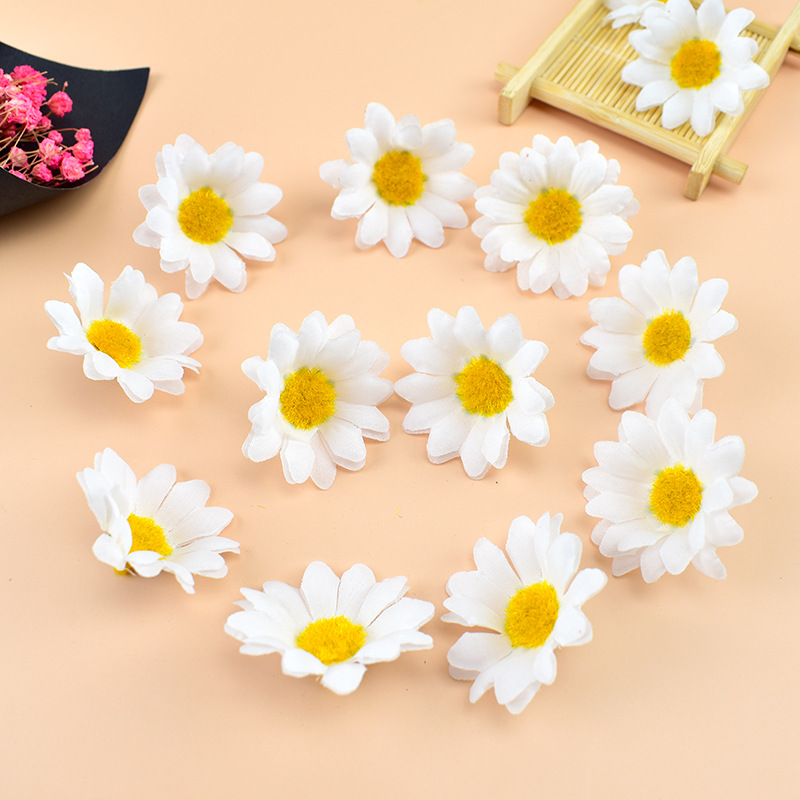 仿真向日葵花頭太陽花朵葵花飾品花環配件婚慶手環DIY攝影道具