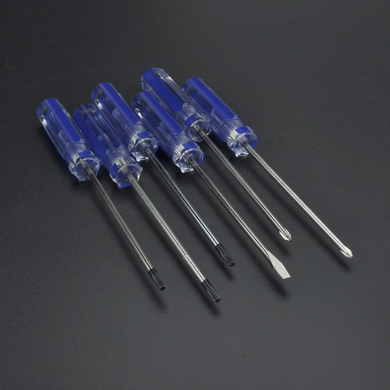 彩条螺丝批家用螺丝刀梅花螺丝批小电器维修螺丝刀3.0+螺丝刀套装