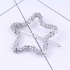 Crystal, hairgrip, triangle, hair accessory, Korean style