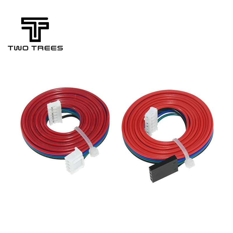 42步进电机两相四线连接线电机线4pin杜帮头/XH2.54端子电机引线