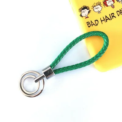 Woven keychain, polyurethane bag, pendant