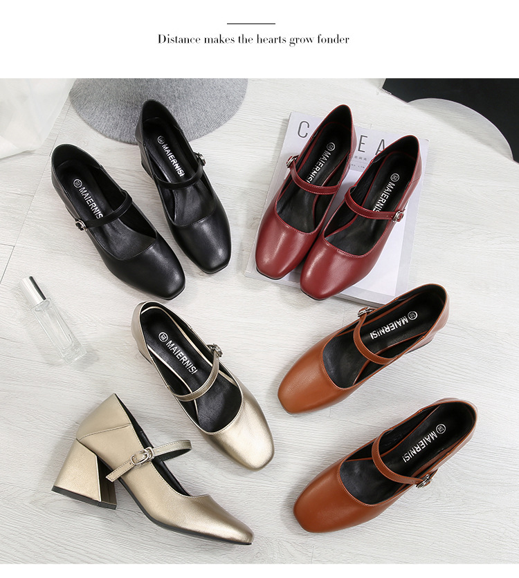 玛丽珍四色两穿单鞋