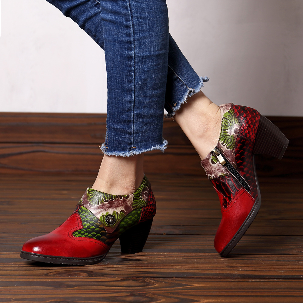 Bottes femme en En cuir - Ref 3355288 Image 4