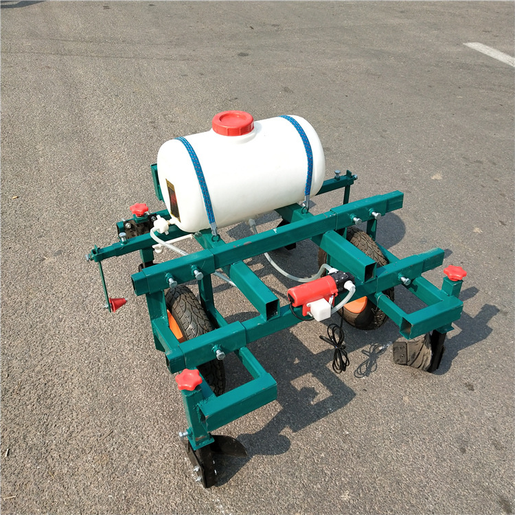 汽油机带动平地打药覆膜机 蔬菜保温地膜机 乐丰牌