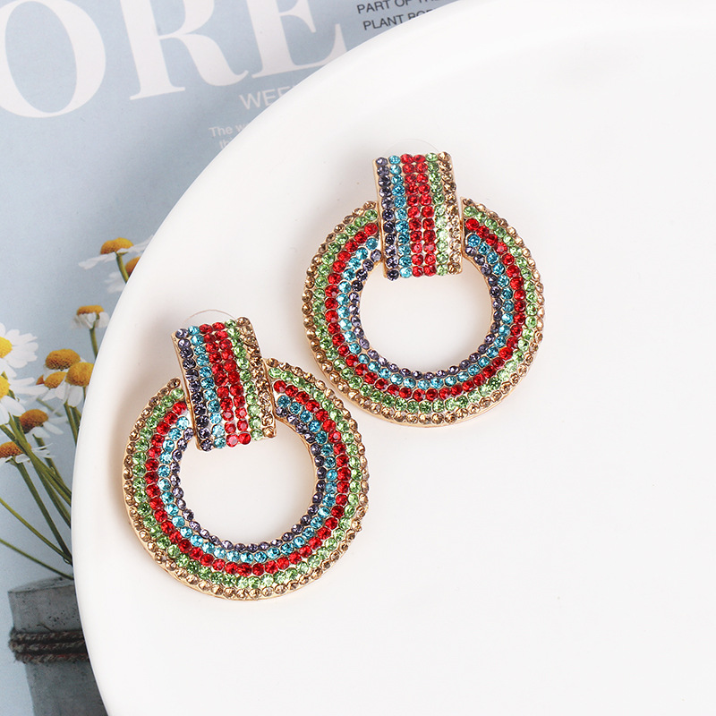 New Geometric Earrings Color Long Earrings Earrings Women display picture 4