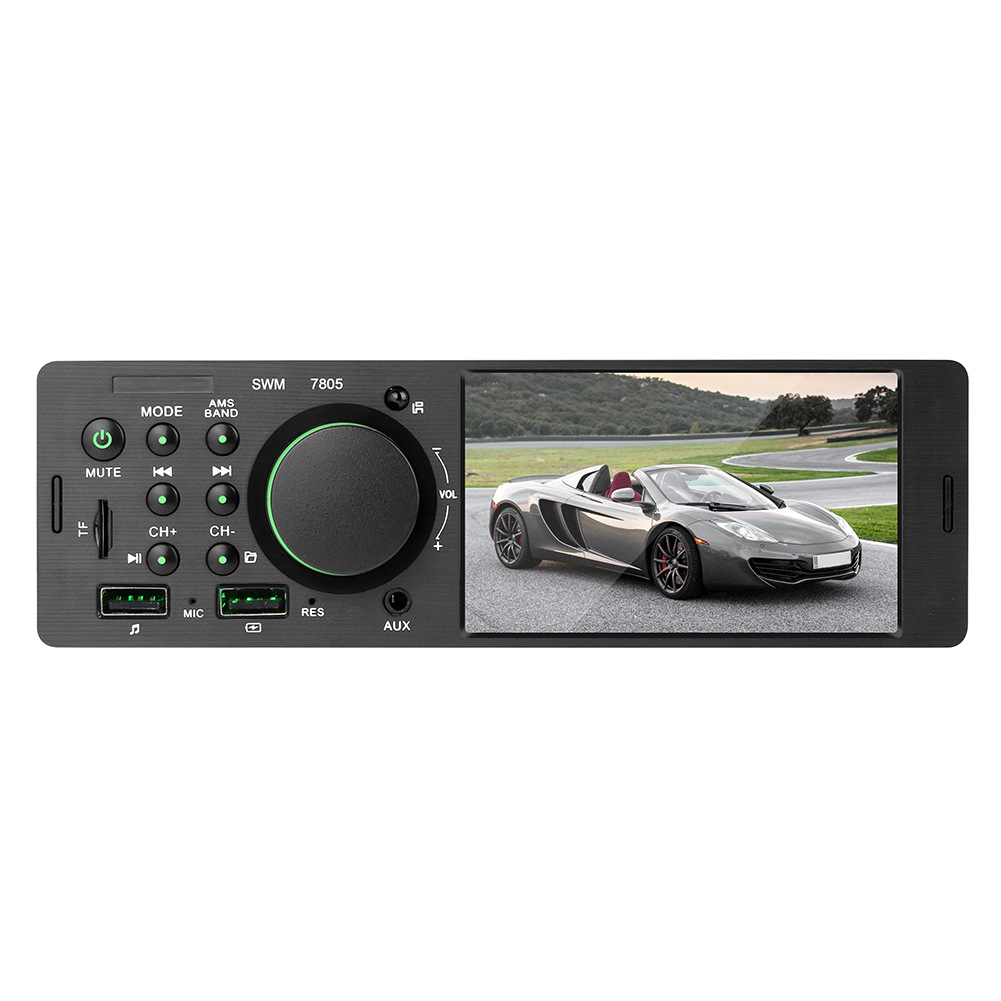 7805 Single Spindle4.1-inch HDCar MP5 Player MP3 Bluetooth Hands-free Reversing Image Car CDModification