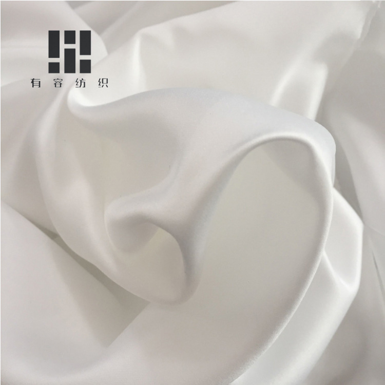 跨境供应哑光无弹色丁素色婚庆用布装饰用布舞台服面料现货批发