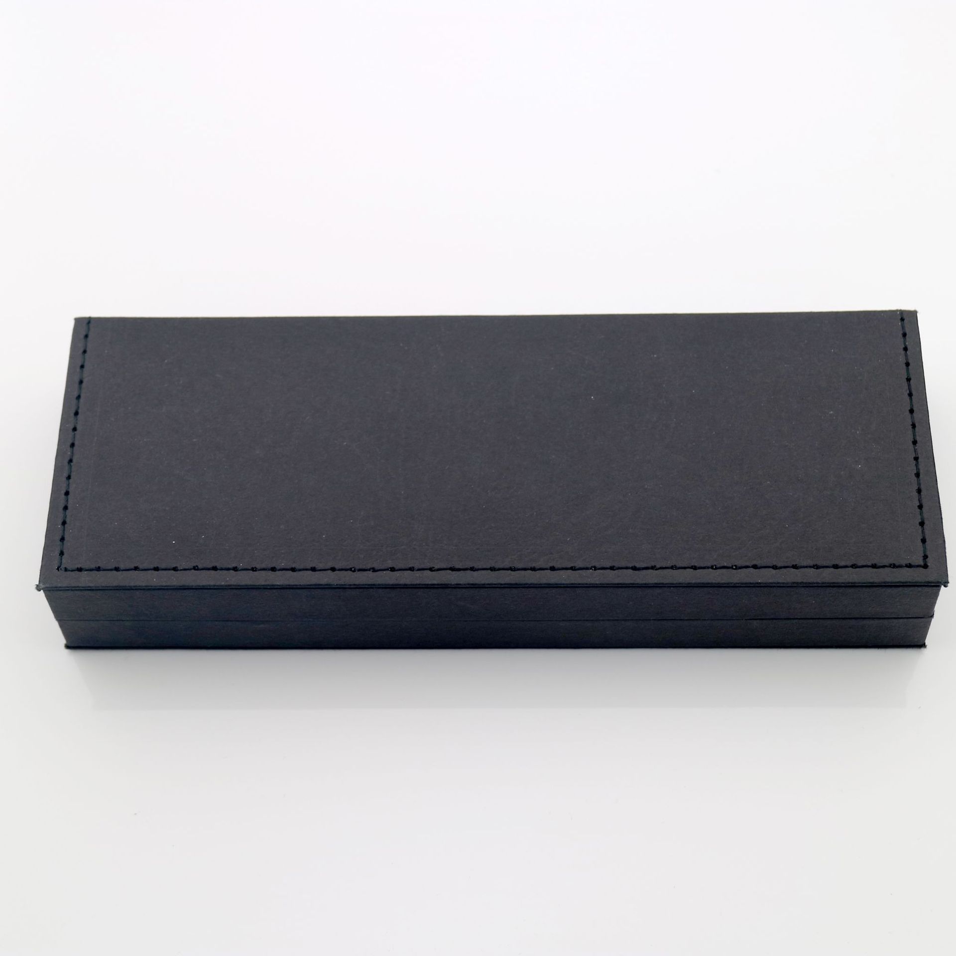 缝线小皮盒 仿皮礼品笔盒 礼盒PU皮缝线笔盒 可烫金烫银移印logo