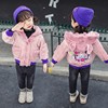 girl Autumn and winter new pattern Korean Edition back Patch Hooded Puppy have cash less than that is registered in the accounts Fur integrated Single breasted coat