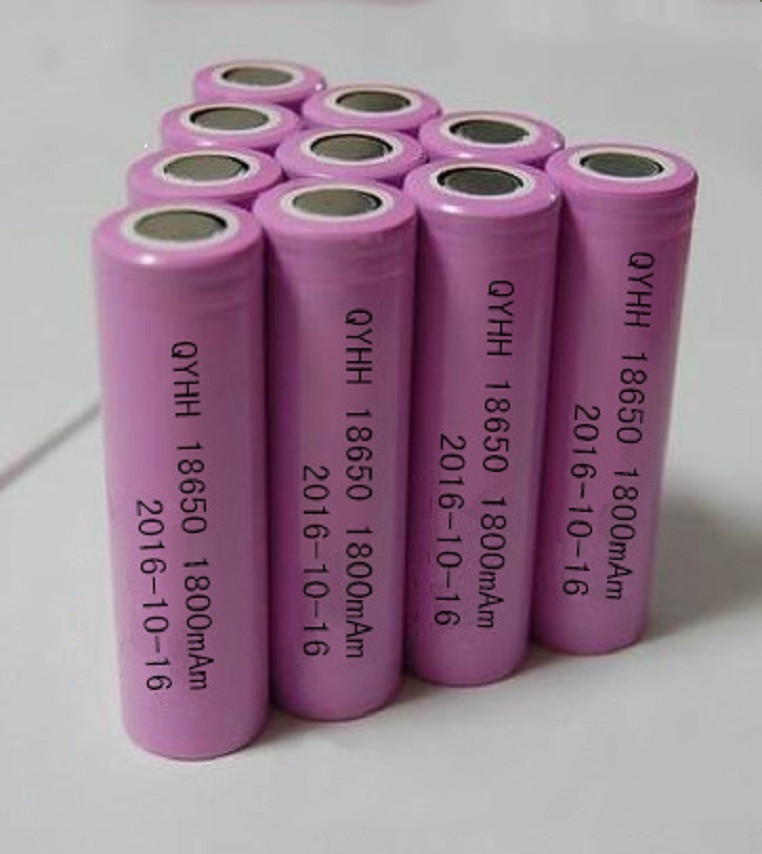 供应 18650锂电池1800mah毫安3.7v电池 电筒电池充电