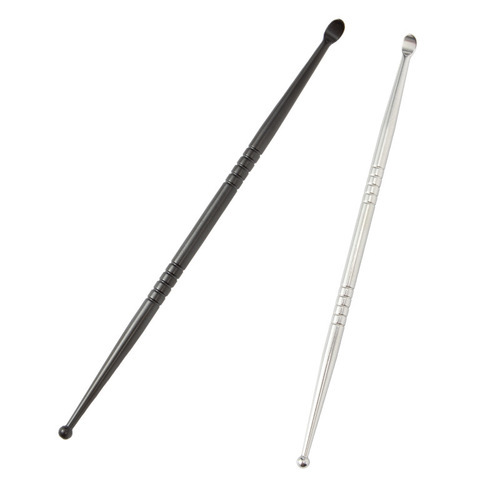 Stainless steel single-head ear picking spoon ear picking metal ear picking tool dual-purpose ear cleaning device