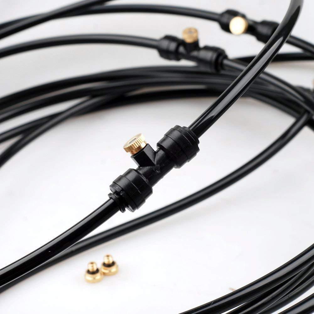 HD08 Amazon Venta caliente al aire libre Sistema de pulverización de baja presión Traje de pulverización de jardín Traje de refrigeración de atomización de baja presión