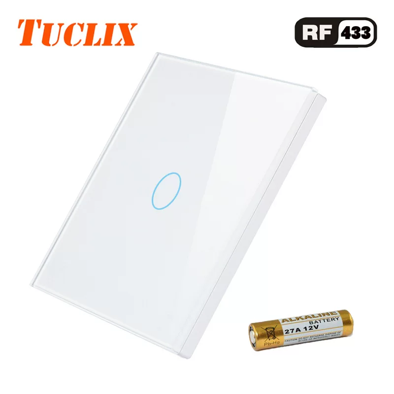 TUCLIX Changzhuo Technology type 86 1 open casual smart touch wireless remote control switch