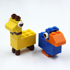 DIY cartoon block pencil sharpener, student creative stationery, kindergarten intelligence puzzle assembly pencil sharpener shape pencil sharpener