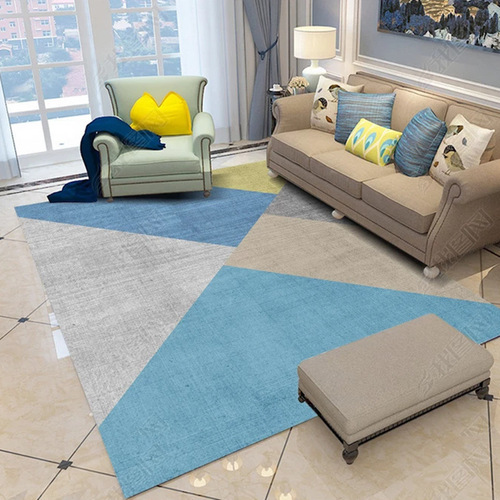 Nordic modern minimalist style carpet living room geometric sofa coffee table mat bedroom bedside home carpet washable