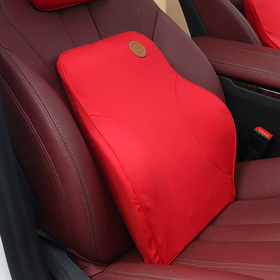 Back Cushion Car Waist Cushion: Waist support - pure-red-waist-1