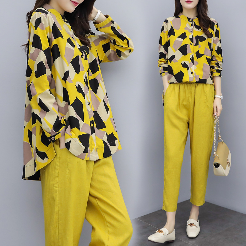 Costume femme en Coton et lin - Ref 3333664 Image 1