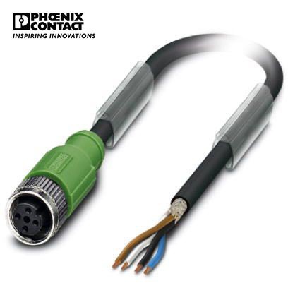 菲尼克斯传感器/执行器电缆SAC-4P- 2,0-PUR/M12FS SH NC