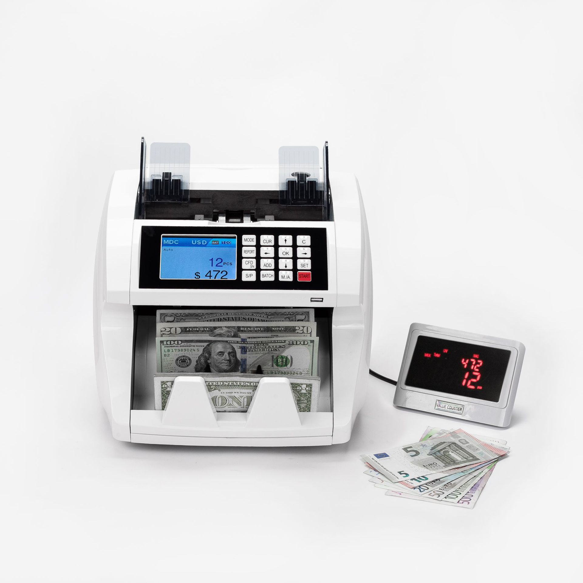 SH-03C多国外币CIS点钞机验钞机升级新版人民币100美元欧元台币