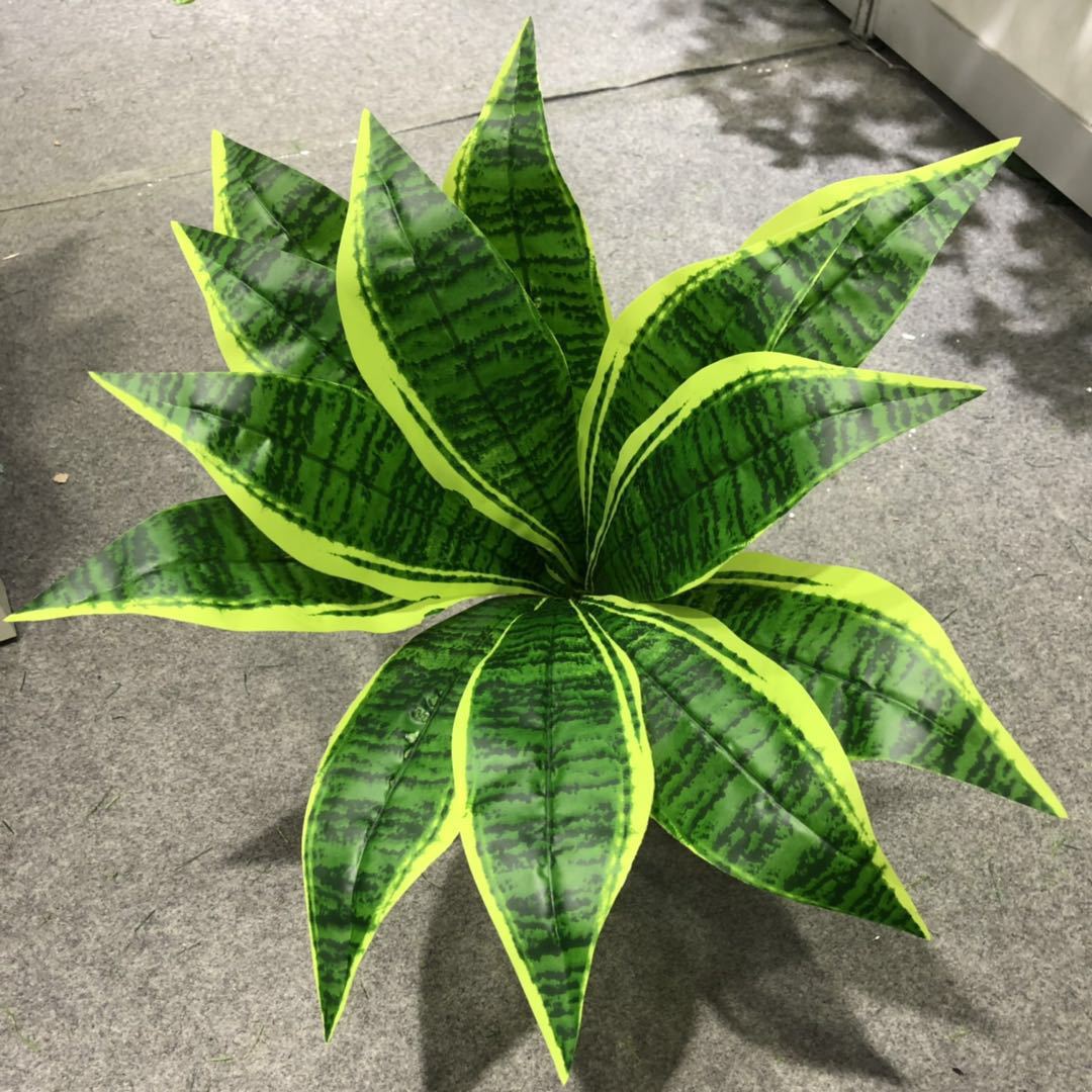 DIY artificial bird's nest fern, magnolia leaf, artificial plant wall accessories, small bonsai, green plants, hand-felt leaves, Brazilian wood detail image 4