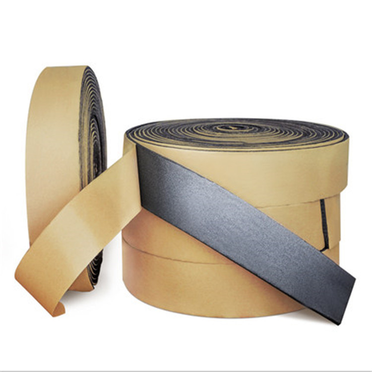 单面胶厚度1~10mm不干胶自粘背胶发泡海绵密封条配电柜设备箱