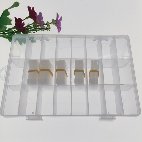 Cross stitch thread box storage box 24 grid 36 grid box winding board manual yarn winder embroidery tool kit