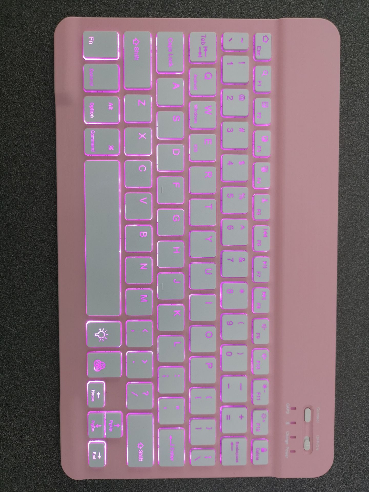 Teclado Bluetooth 9 pulgadas 10 pulgadas iOS, ganar y Android 7 pulgadas 8 pulgadas Tablet PC teléfono móvil ventilador de chocolate