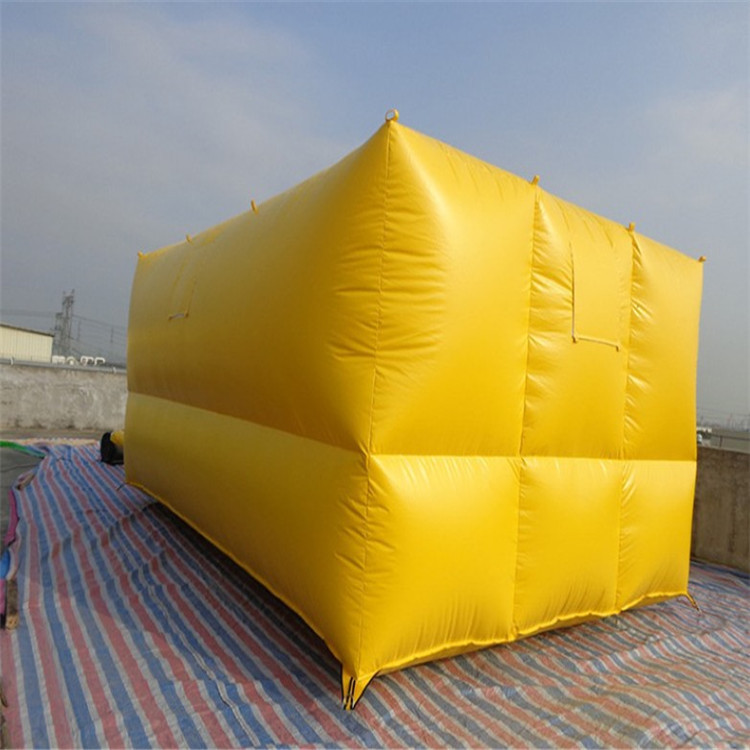 救生气垫逃生带气泵 24平方PVC逃生气垫 现货