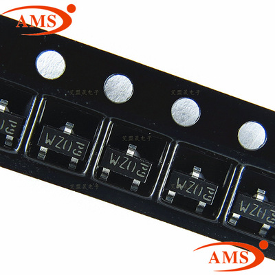 BZX84-B2V4 Silk screen: WZ0 SOT-23 Patch 2.4V Voltage regulator tube diode BZX84-2.4V