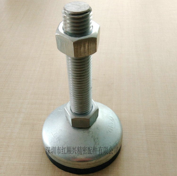 重型防震脚杯 橡胶避震脚蹄 红顺兴机械设备承重M24/M30大底脚